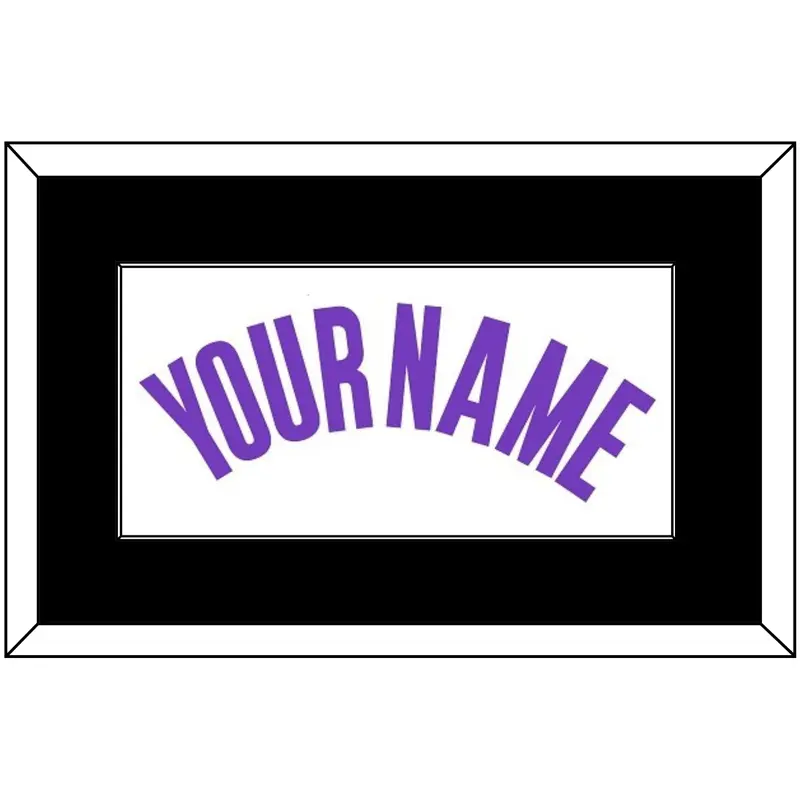 Sacramento Name - Home Purple (2014-2016) - Single Mat 2