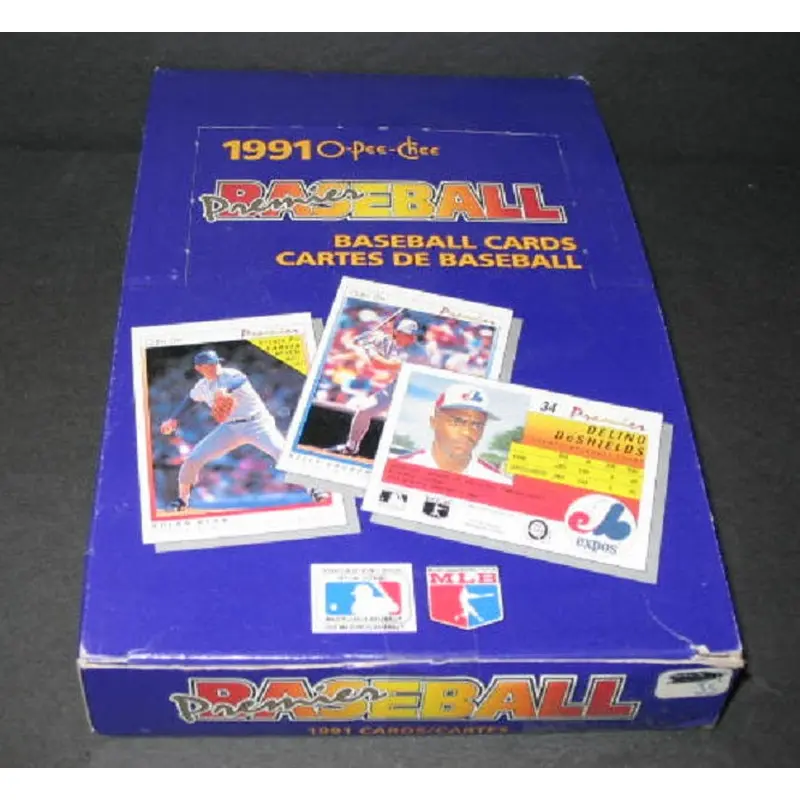 1991 OPC O-Pee-Chee Premier Baseball Box