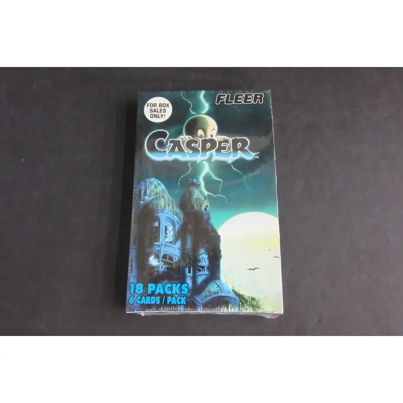 1996 Fleer Casper The Friendly Ghost Trading Cards Box