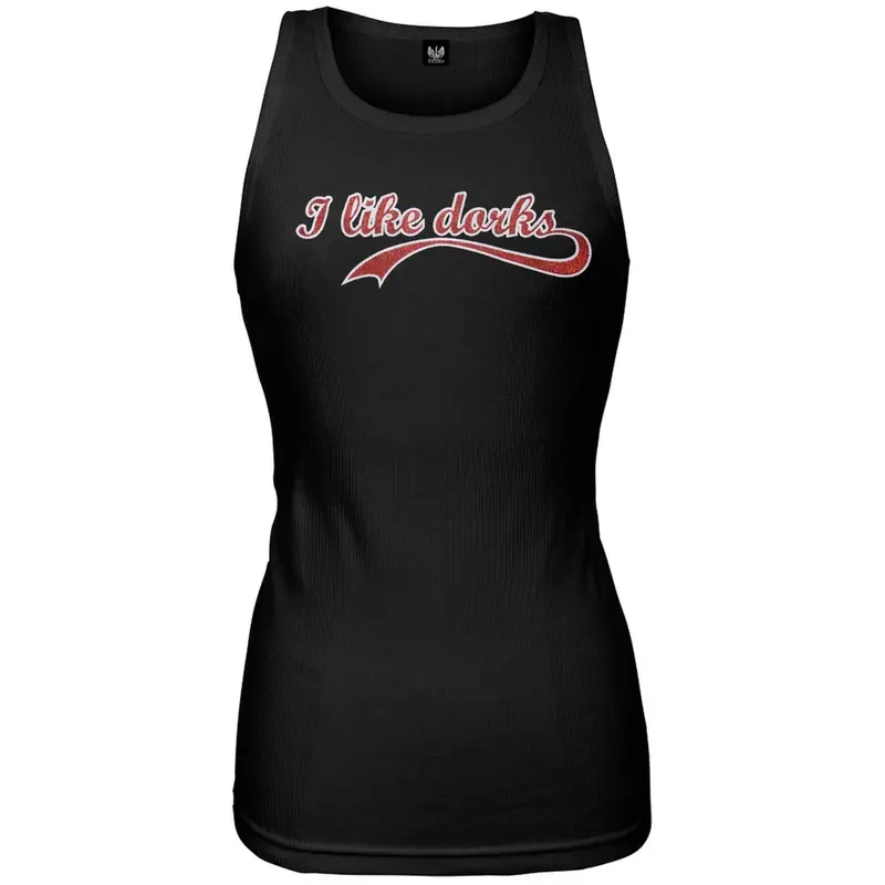 I Like Dorks Juniors Tank Top
