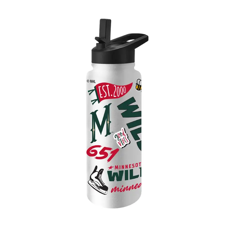 Minnesota Wild 34oz Native Quencher Bottle