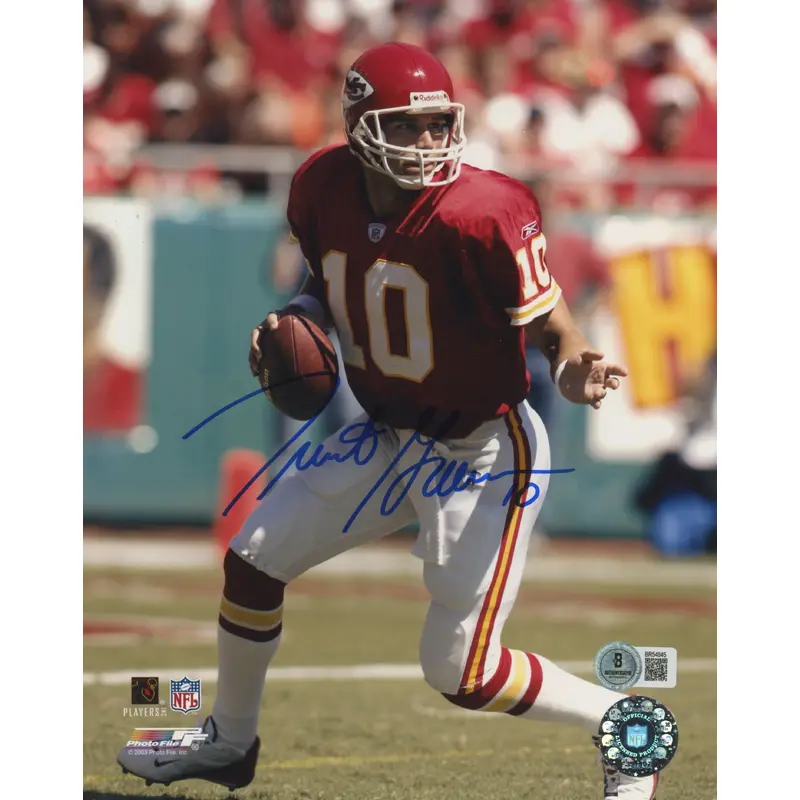 Chiefs Trent Green Authentic Signed 8x10 Photo Autographed BAS #BR54845