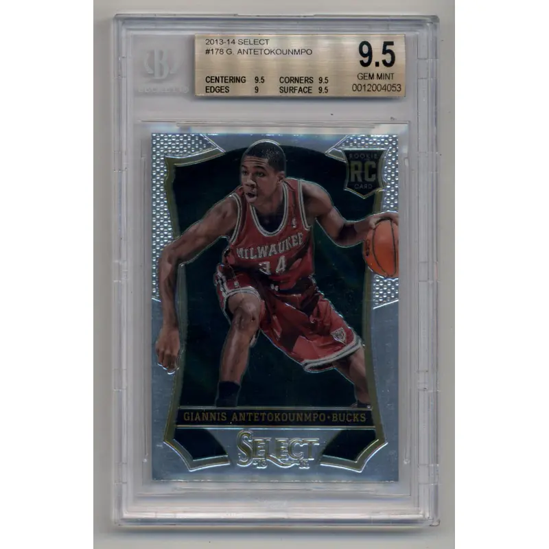 Giannis Antetokounmpo 2013-14 Select Rookie #178 BGS 9.5 Gem Mint 4053