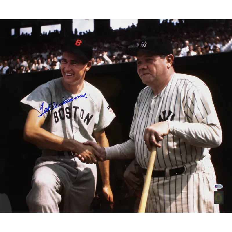 Red Sox Ted Williams Authentic Signed 20x24 Photo Autographed BAS #A39805