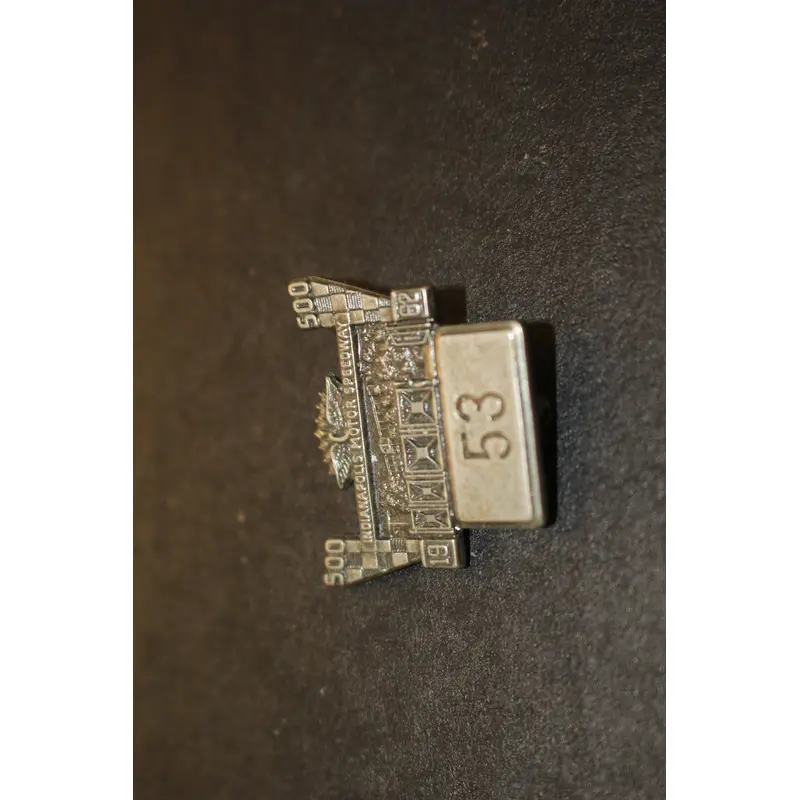 1962 Indy 500 Silver Pit Badge #53