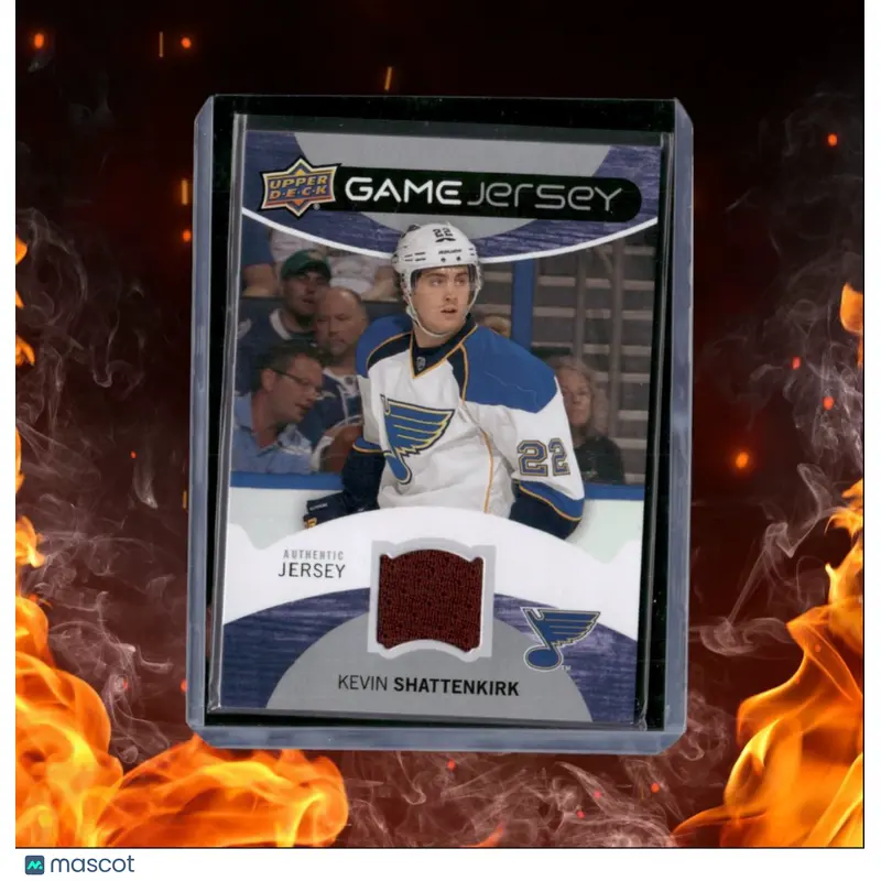 2012-13 Upper Deck Kevin Shattenkirk Game Jersey #GJ-KS