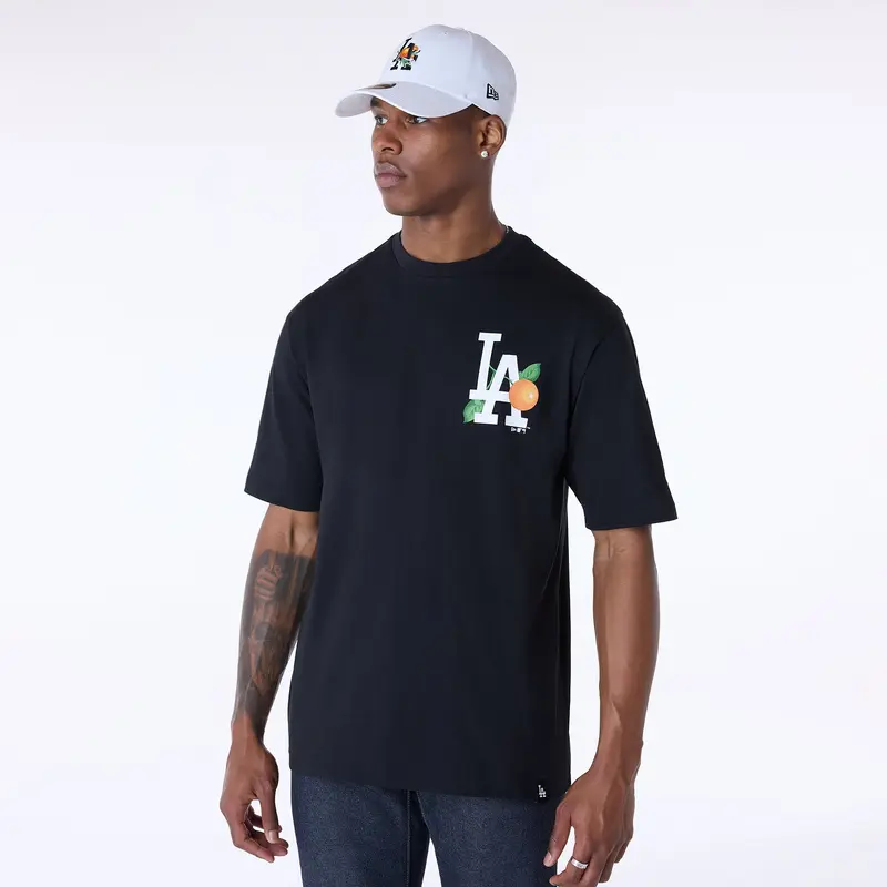 New Era - MLB Fruit Graphic - T-Shirt  - Los Angeles Dodgers - Black
