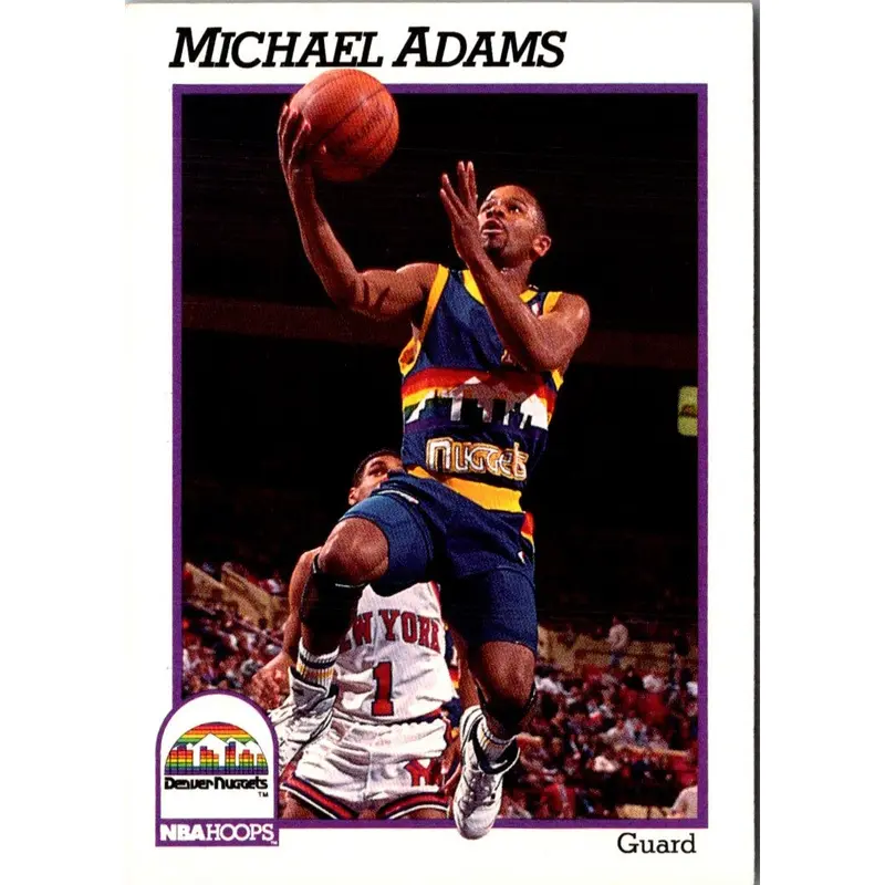 1991 Hoops Michael Adams #51