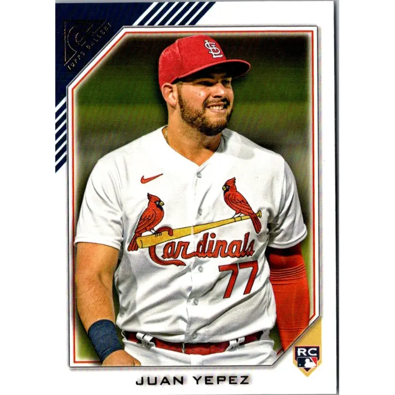 2022 Topps Gallery Juan Yepez #156 Rookie