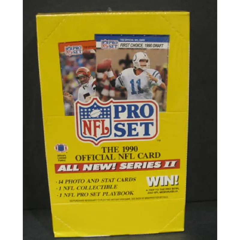 1990 Pro Set Football Series 2 Box