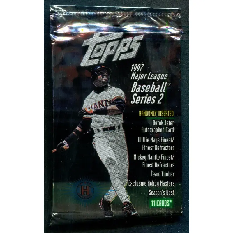 1997 Topps Baseball Unopened Series 2 Pack (Hobby) (11)