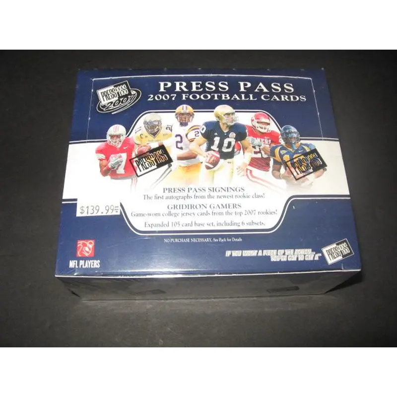 2007 Press Pass Football Box