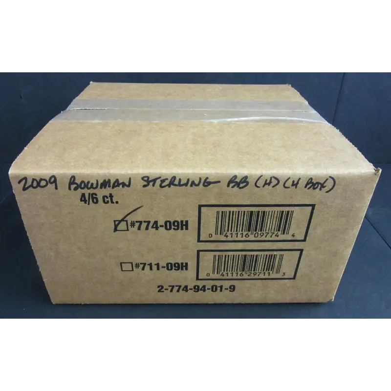 2009 Bowman Sterling Baseball Case (Hobby) (4 Box)