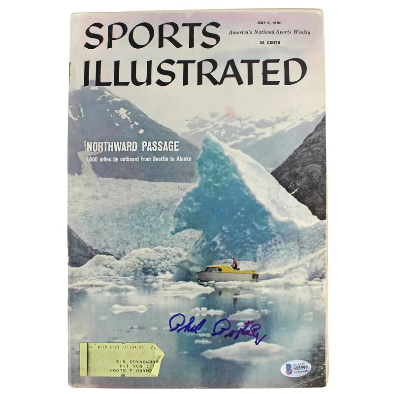 Phil Portrey Authentic Signed May 9 1960 Sports Illustrated Magazine BAS #S55999