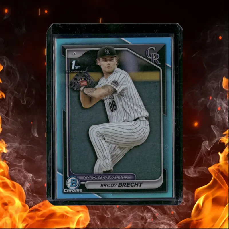 2024 Bowman Draft Chrome Brody Brecht 1st Prospect Blue #BDC-39
