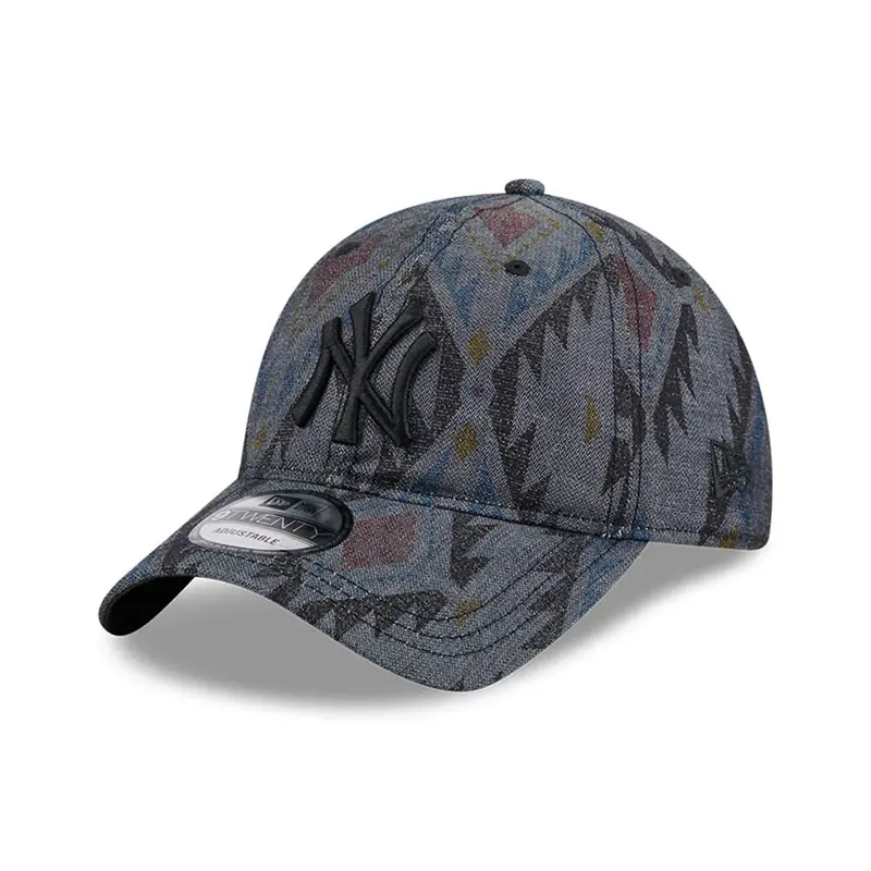 New York Yankees MLB Aztec Pattern Navy 9TWENTY Adjustable Cap