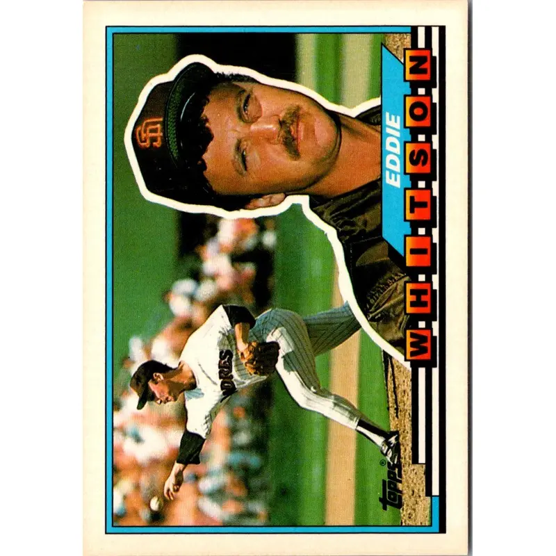 1989 Topps Big Eddie Whitson #81