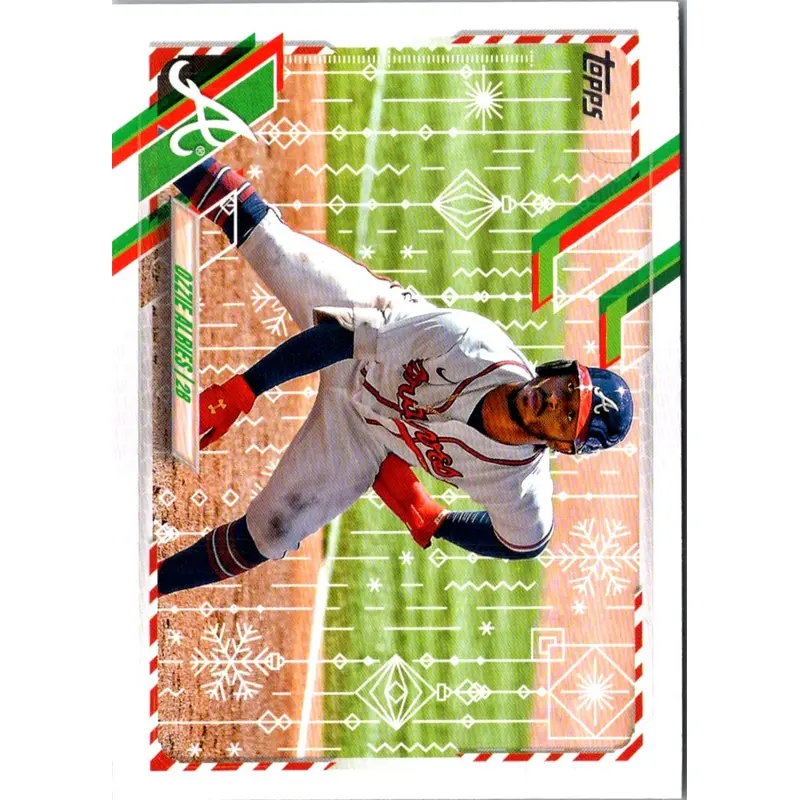 2021 Topps Holiday Ozzie Albies #HW34