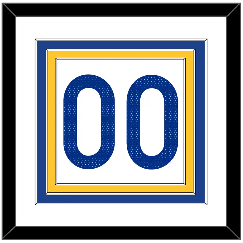 Golden State Number - White Association - Triple Mat 1