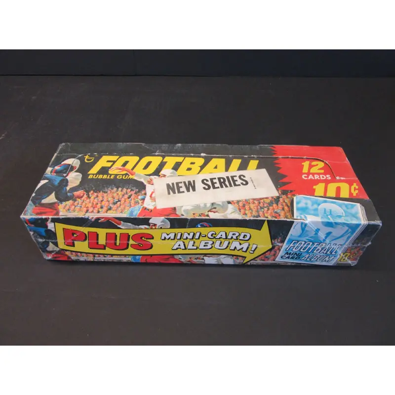 1969 Topps Football 10 Cent Empty Display Box