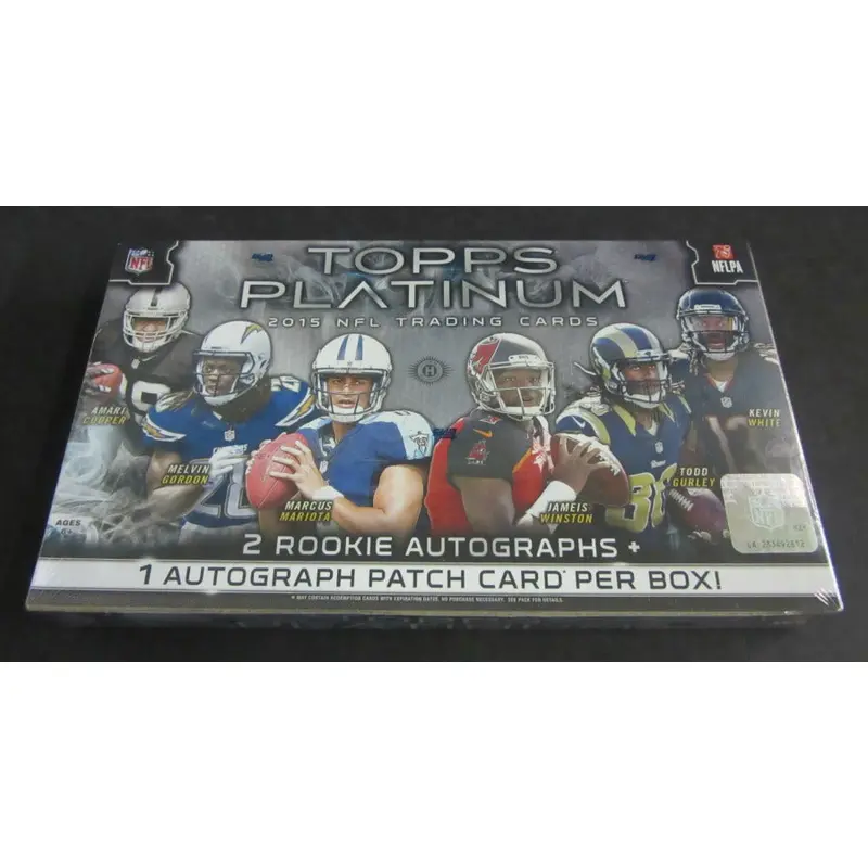 2015 Topps Platinum Football Box (Hobby)