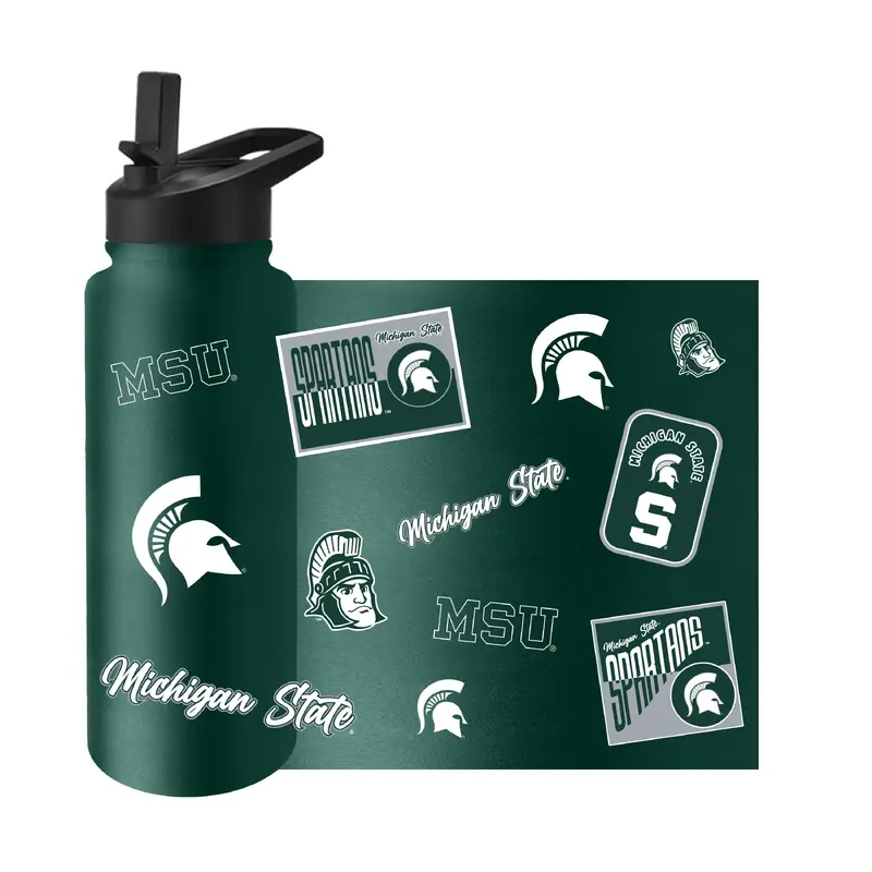 Michigan State 34oz Dreamweave Quencher Bottle