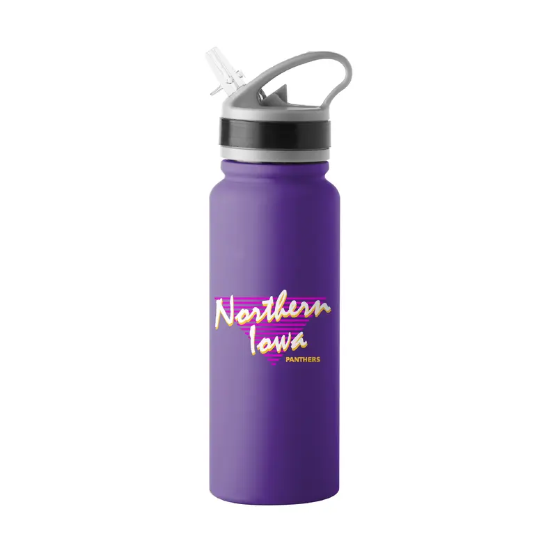 Northern Iowa Retro 25oz Single Wall Flip Top Bottle