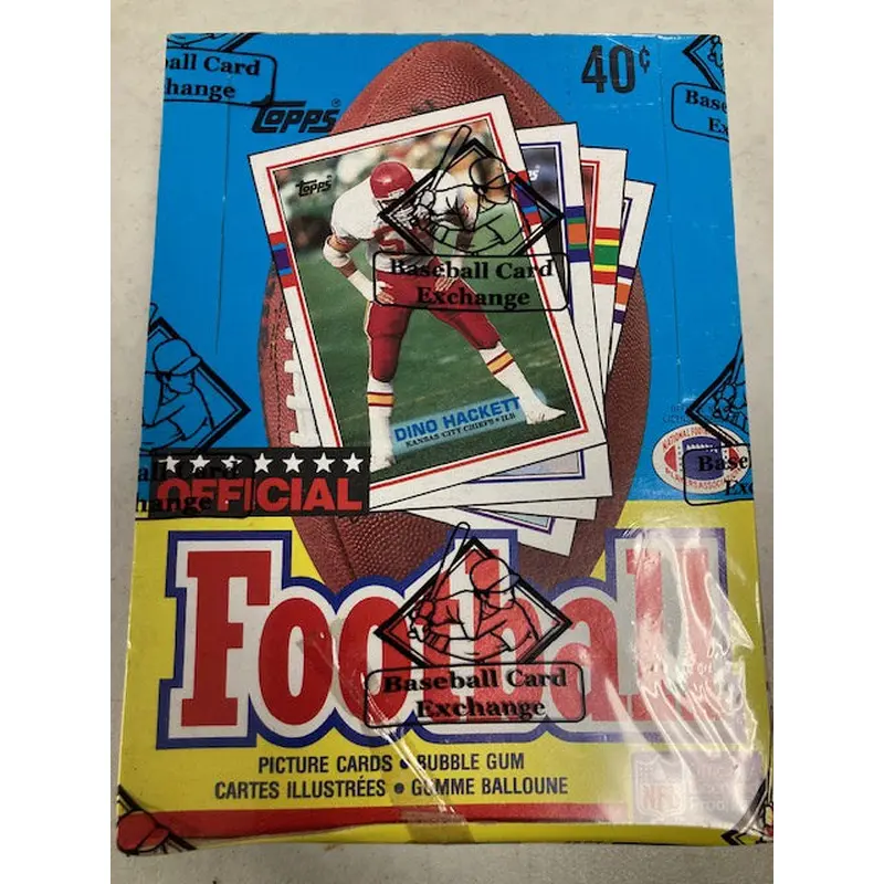 1989 O-Pee-Chee Football Wax Box (tape intact) BBCE Wrapped