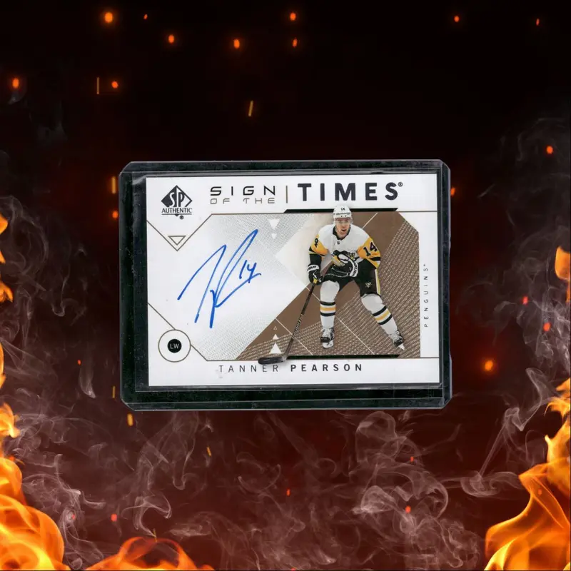 2018-19 SP Authentic Tanner Pearson Sign of the Times Auto #SOTT-TP