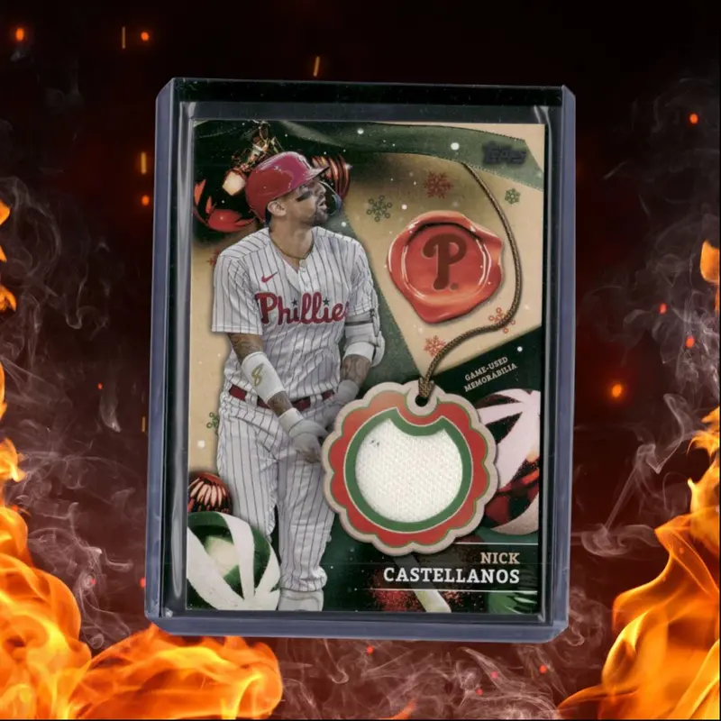2024 Topps Holiday Nick Castellanos Relic Game-Used #RC-NC