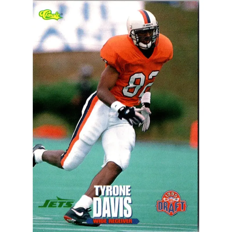 1995 Classic NFL Tyrone Davis #79
