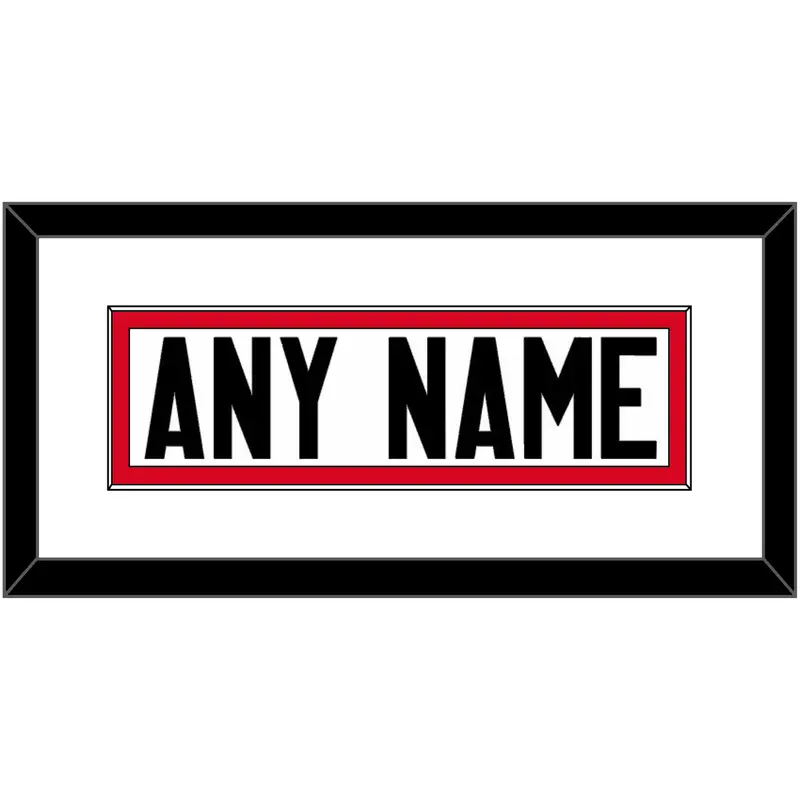 Canada Mens Hockey Nameplate - 2014 Olympics Home White - Single Mat 1