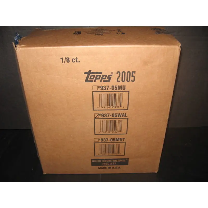 2005 Topps Baseball Factory Set Case (Retail) (8 Sets)