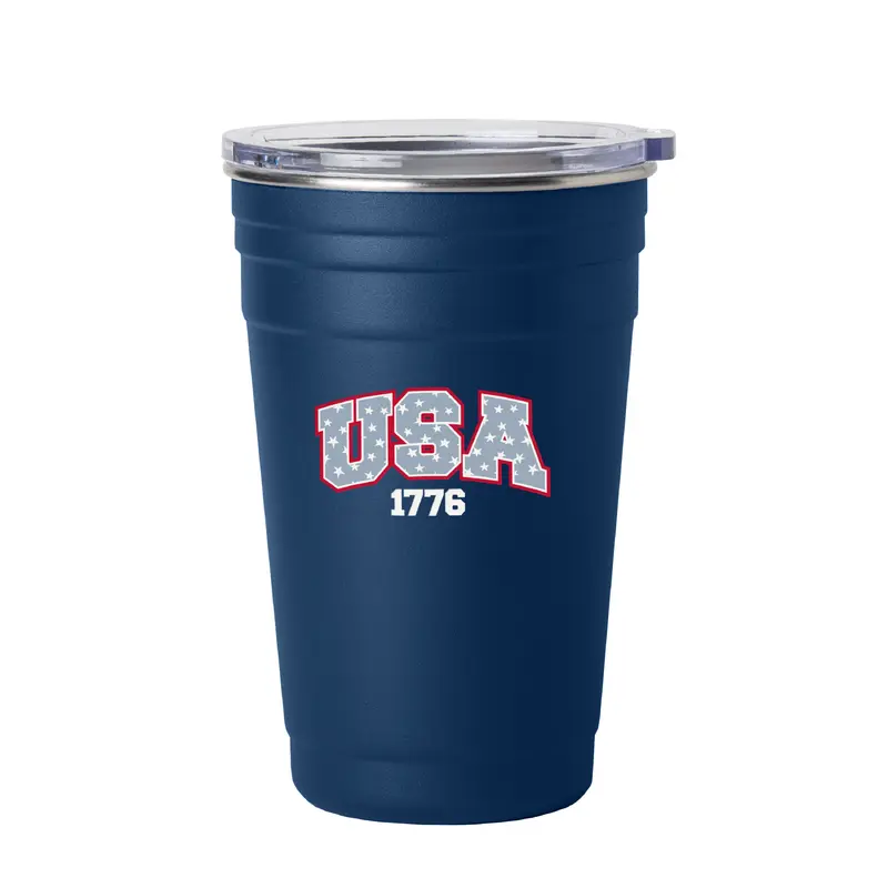 4th of July 22oz Navy USA Stainless Cup