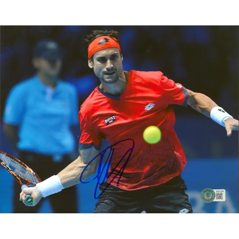 David Ferrer Authentic Signed 8x10 Photo Autographed BAS #BH027594