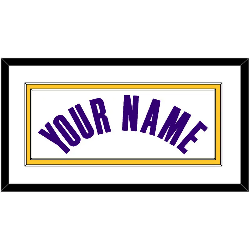 Los Angeles Name - White Association - Double Mat 1