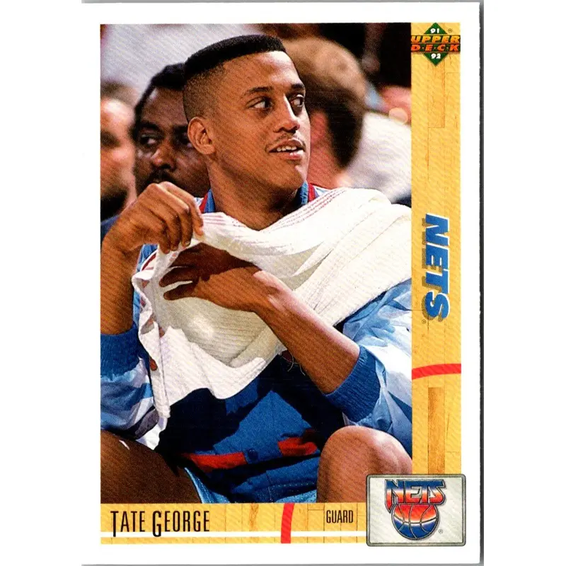 1991 Upper Deck Tate George #336 Rookie