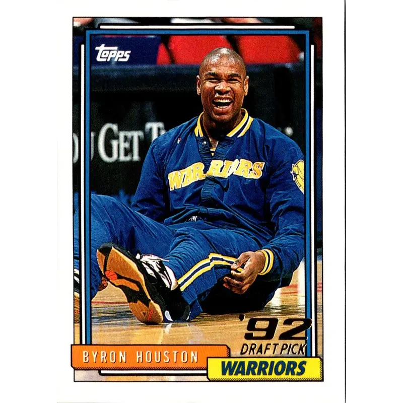 1992 Topps Byron Houston #338 Rookie