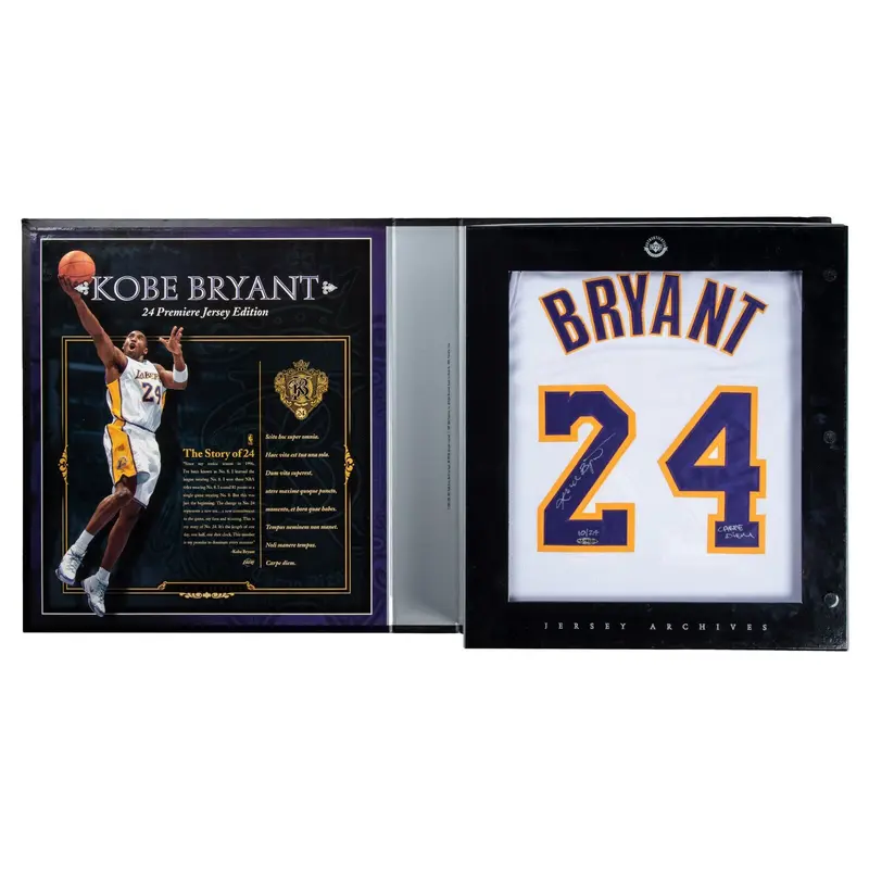 Kobe Bryant "CARPE DIEM" Signed Inscribed Los Angeles Lakers Jersey UDA #10/24