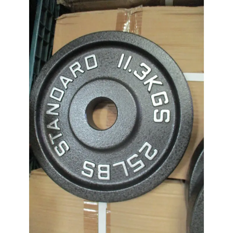 New Apollo 25lb Cast Iron Olympic Deep Plate