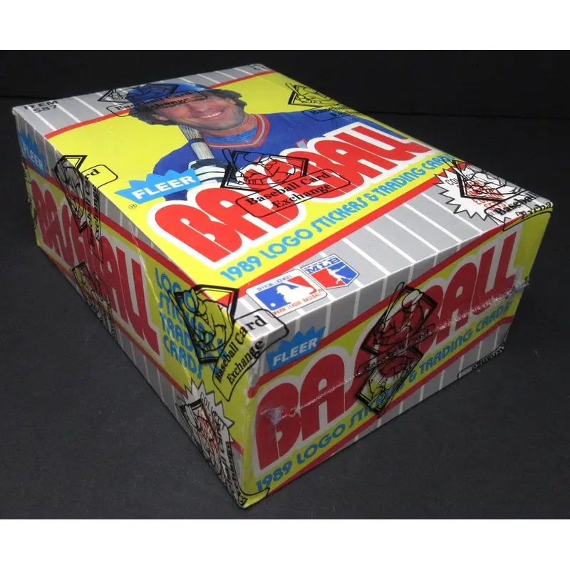1989 Fleer Baseball Unopened Wax Box (FASC) (Code 91362)