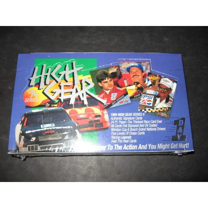 1994 High Gear Racing Race Cards Day One Series 2 Box