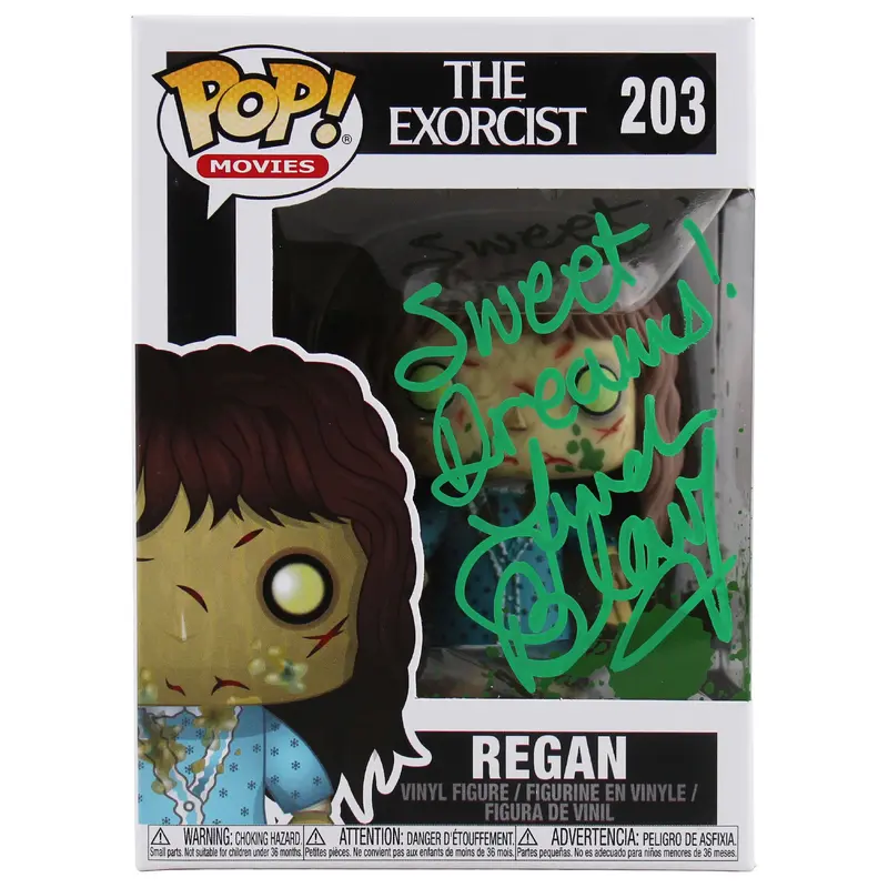 Linda Blair The Exorcist Sweet Dreams Signed #203 Funko Pop Vinyl Figure BAS