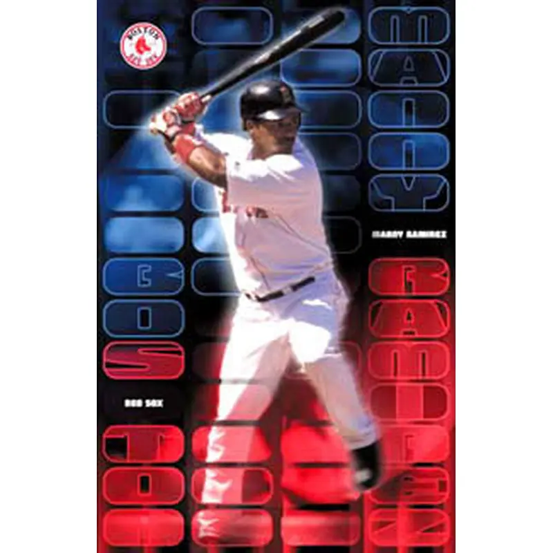 Manny Ramirez "Power" Boston Red Sox Poster - Costacos 2001
