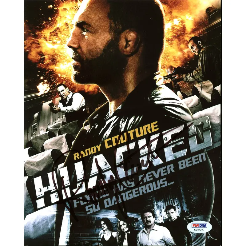Randy Couture Hijacked Authentic Signed 8X10 Photo Autographed PSA/DNA #AA82535