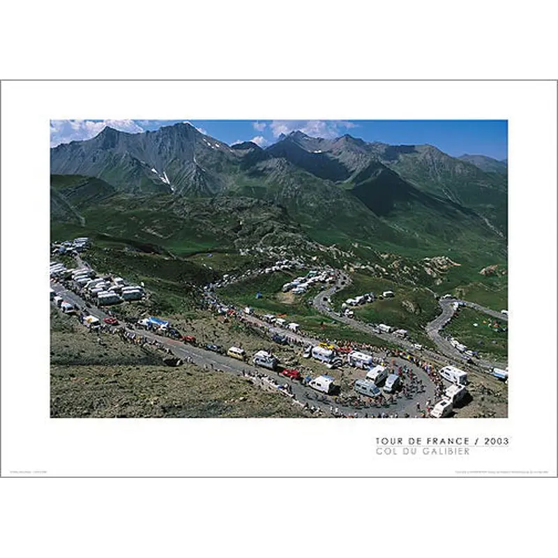 Tour de France "Cycling's Arena" (Galibier Pass) Premium Poster Print - Graham Watson