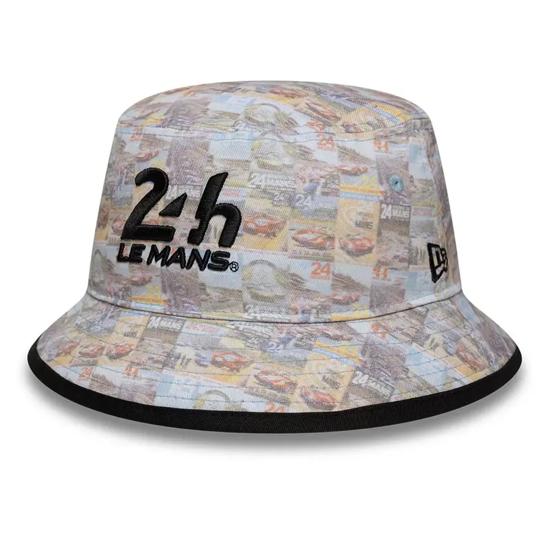24HR Le Mans All Over Print Black Bucket Hat