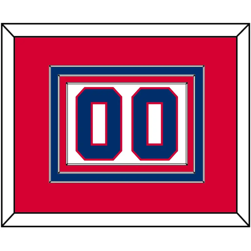 Philadelphia Number - Home White (1978-1991) - Triple Mat 3