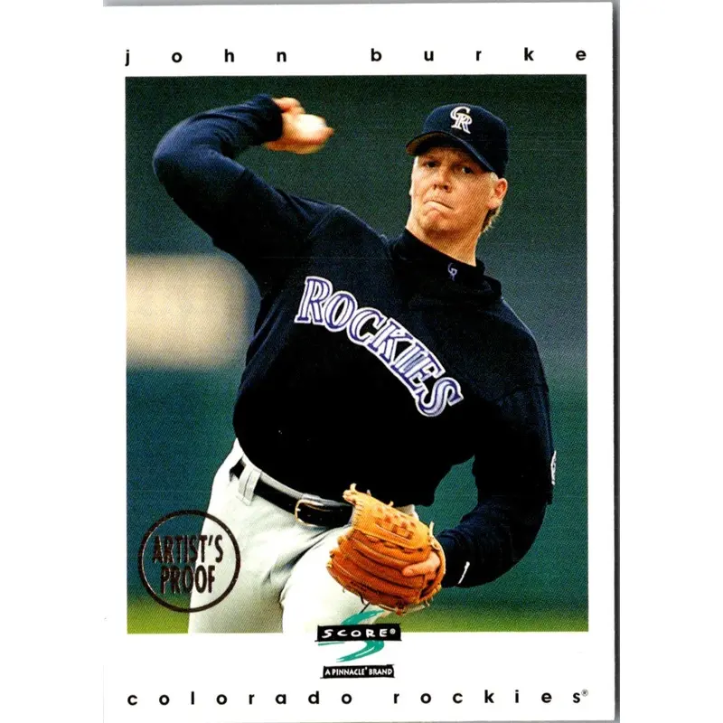 1997 Score Artist's Proofs White Border John Burke #274