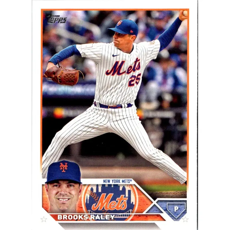 2023 Topps Update Orange and Black Foil Brooks Raley #US43